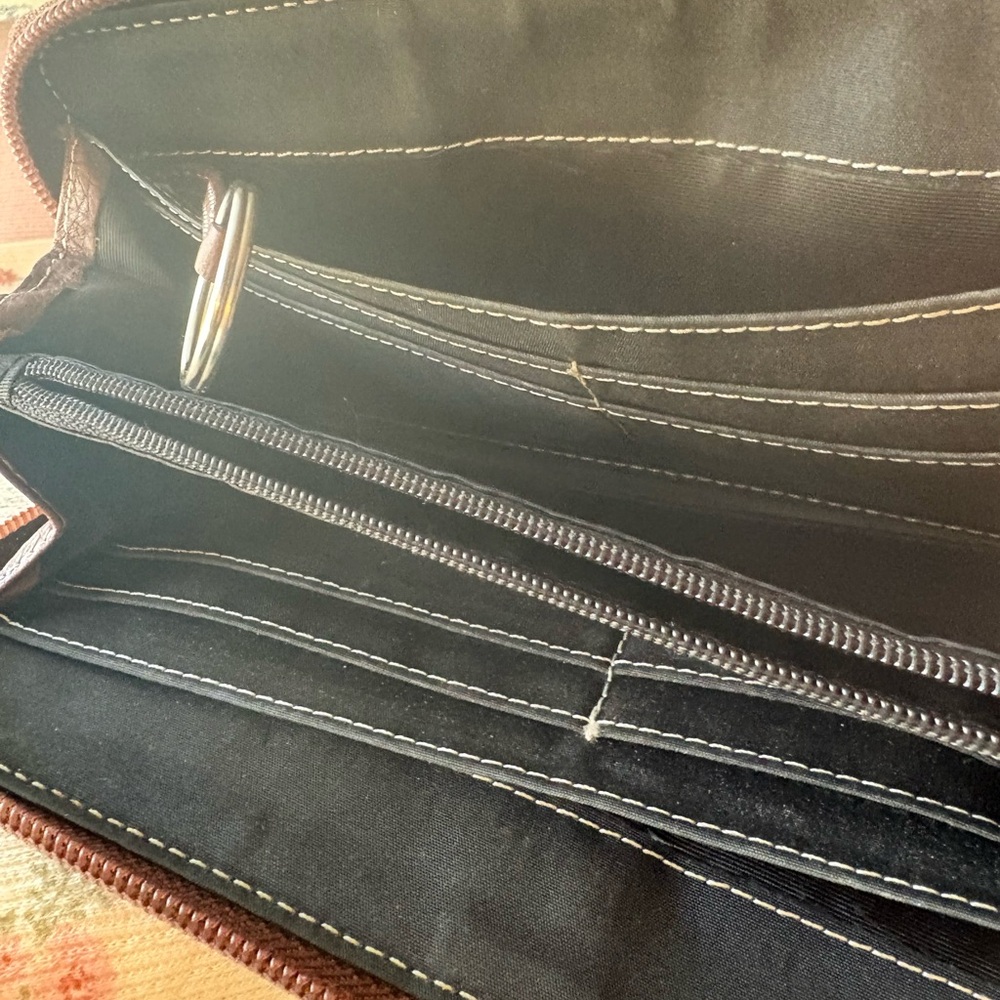 Tignanello Rich Brown Leather Key & Card Holder - Picture 4 of 4